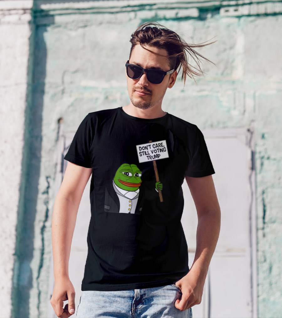 Brenden Dilley Don't Care Still Voting Trump Pepe Meme T-Shirt