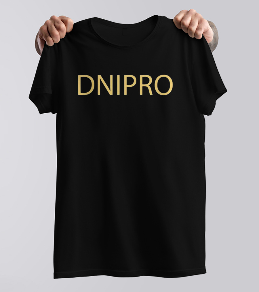 Horia I Dnipro Text Yellow T-Shirt
