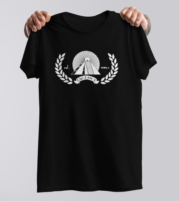 L'Agence Est. MMXXI Laurel Wreath Pyramid T-Shirt