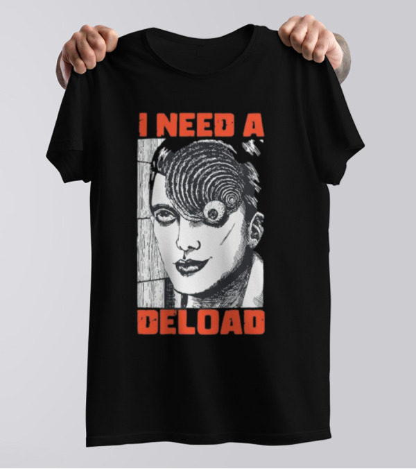 I Need A Deload Spiral Horror Comic T-Shirt