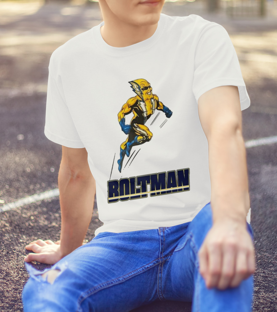 Boltman Superhero With Lightning Costume T-Shirt