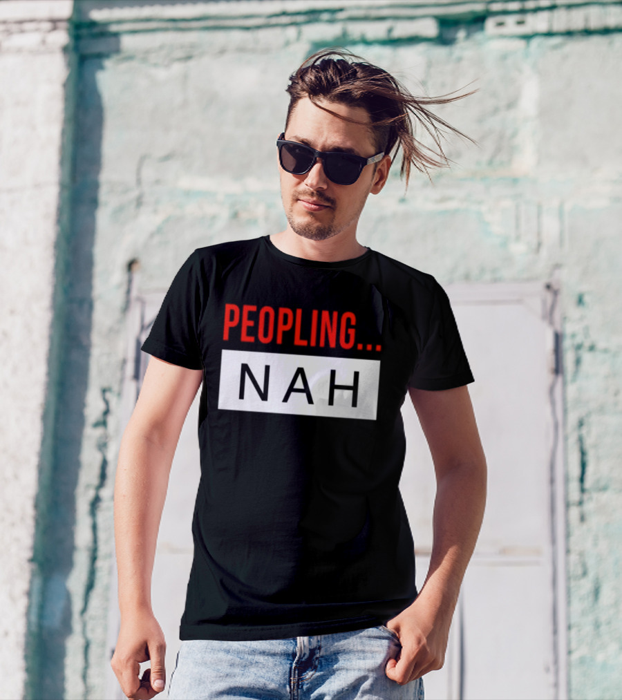 Peopling Nah Minimalist T-Shirt