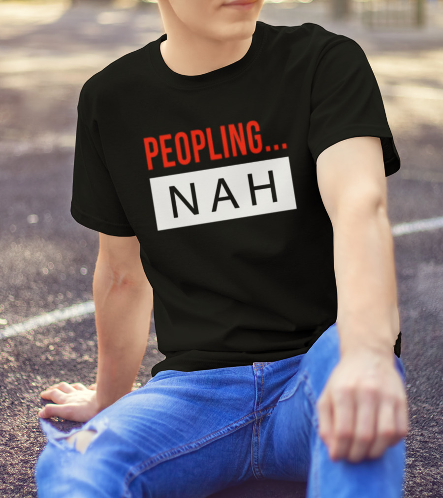Peopling Nah Minimalist T-Shirt