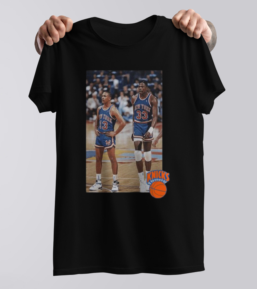 Mitchell And Ness NY Knicks Brunson Camiseta Player Photo Vintage Basketball 13 33 T-Shirt