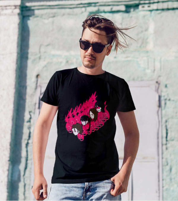 Concert Exclusive Jun Inagawa Pink Monster Characters T-Shirt