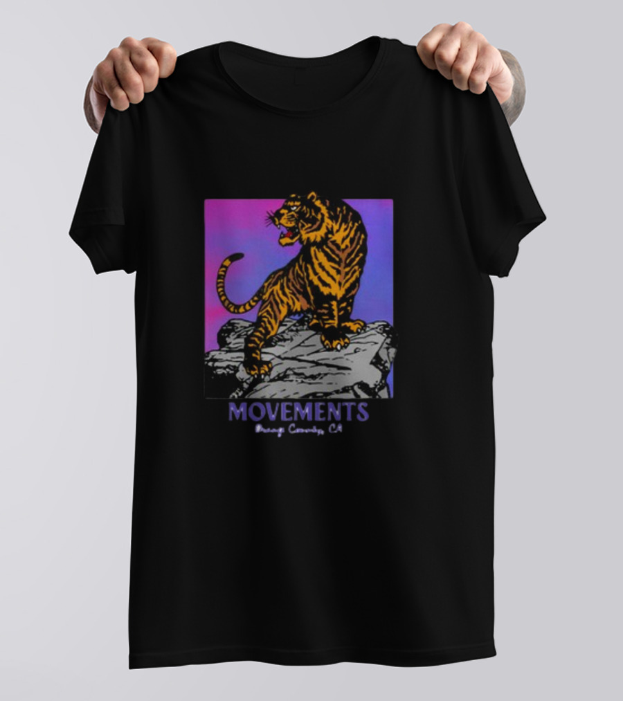 Movements Tiger Orange County CA T-Shirt