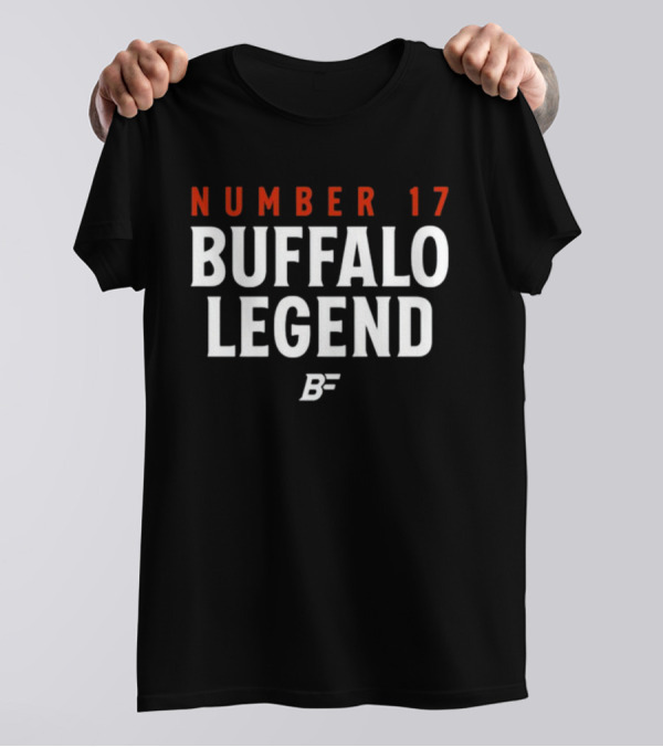Buffalo Legend Number 17 Iconic Sportswear By BF T-Shirt