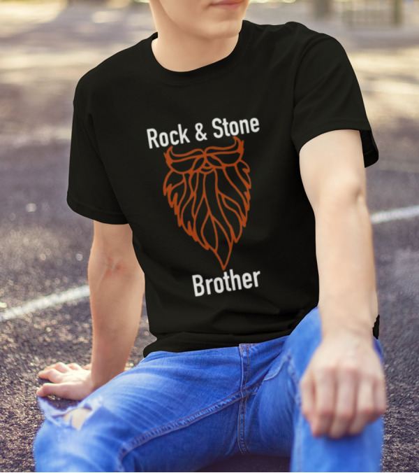 Rock And Stone Brother Beard T-Shirt