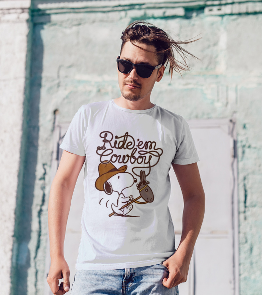 Ride Em Cowboy Snoopy T-Shirt