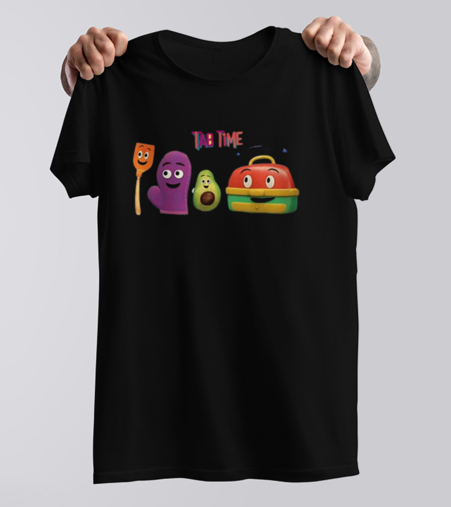 Tab Time Pals Colorful Kitchen Friends T-Shirt