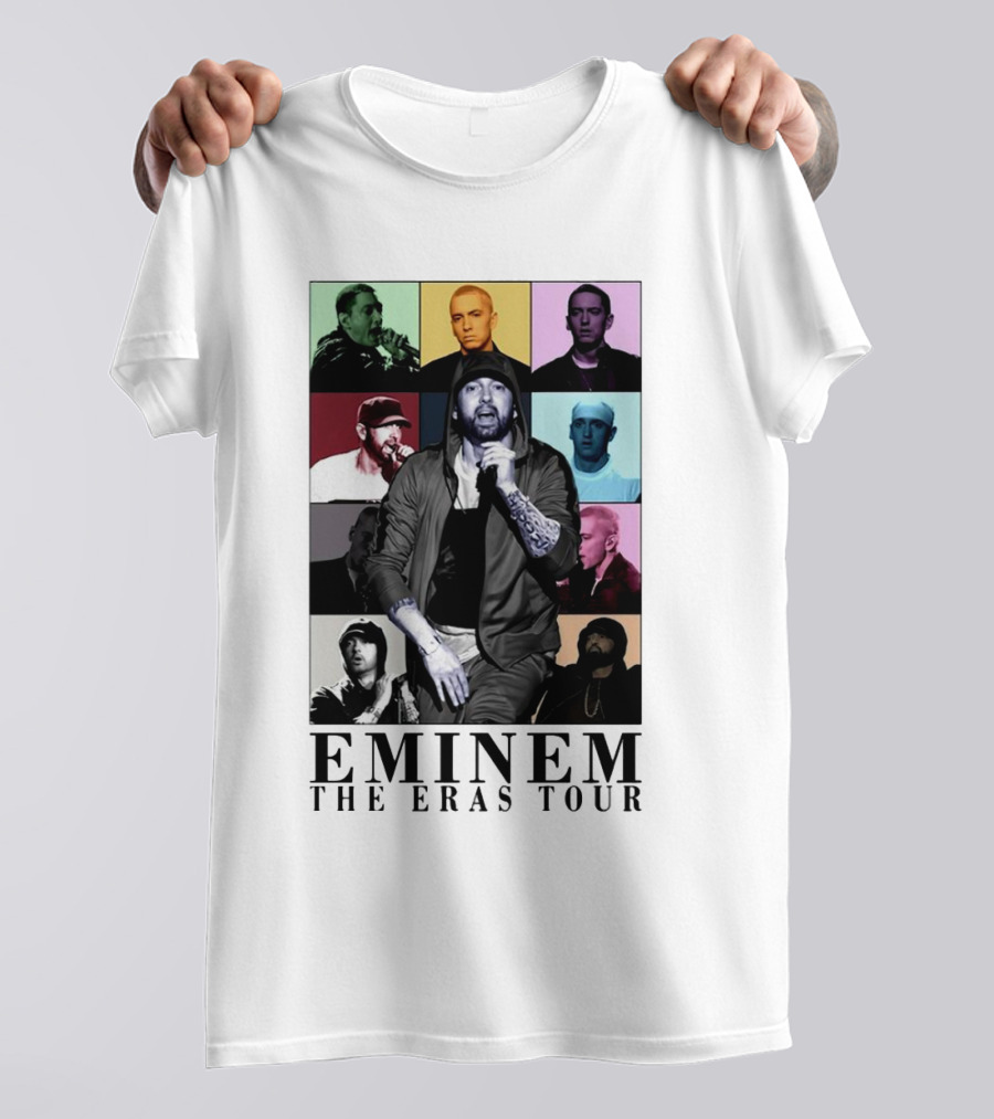 Eminem The Eras Tour Music Concert Collage T-Shirt