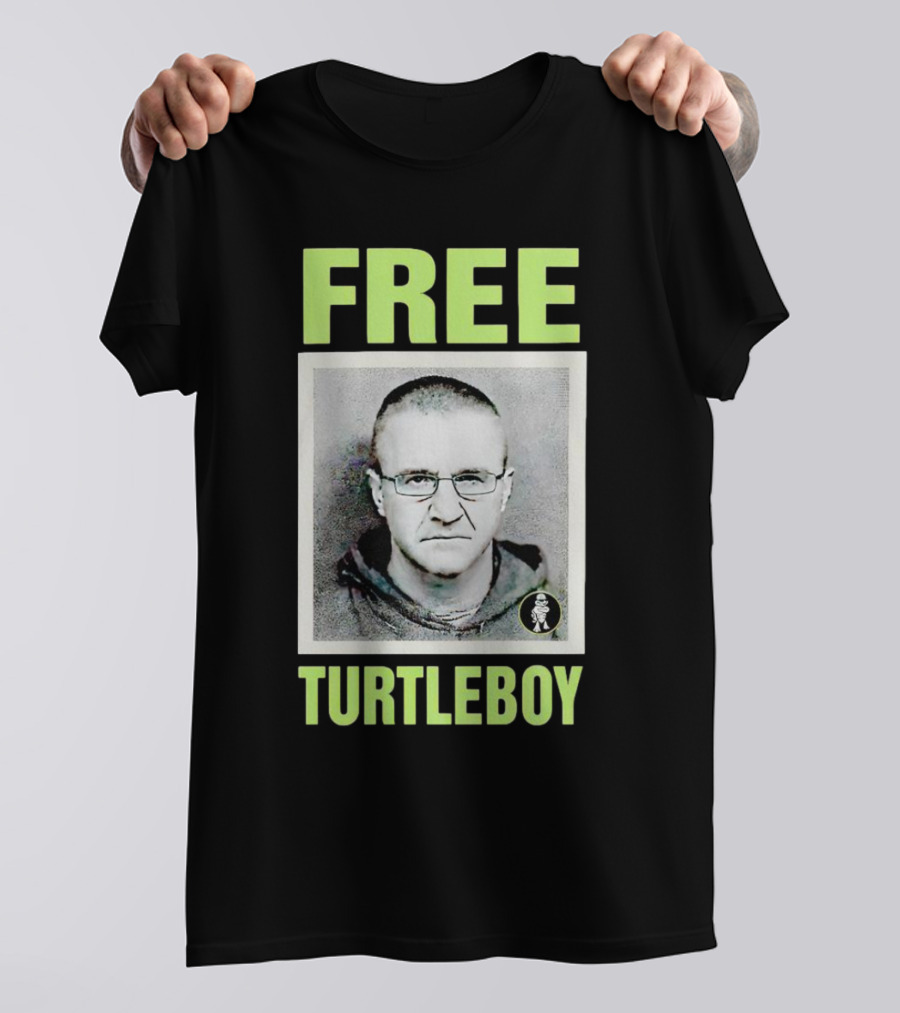 Free Turtleboy Mugshot T-Shirt