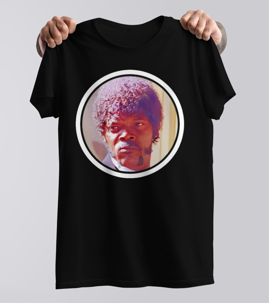 Jules Winnfield Iconic Look Pulp Fiction Samuel L Jackson Photo T-Shirt