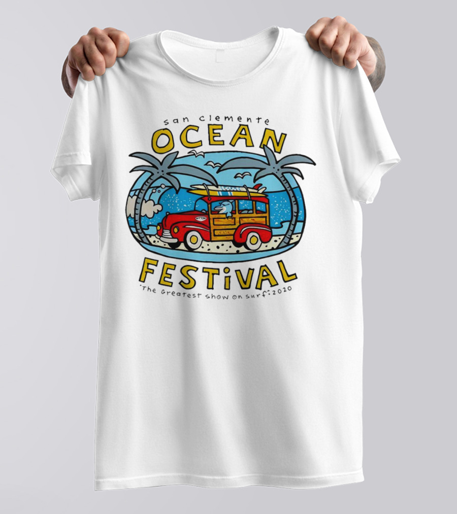 San Clemente Ocean Festival The Greatest Show On Surf 2010 T-Shirt