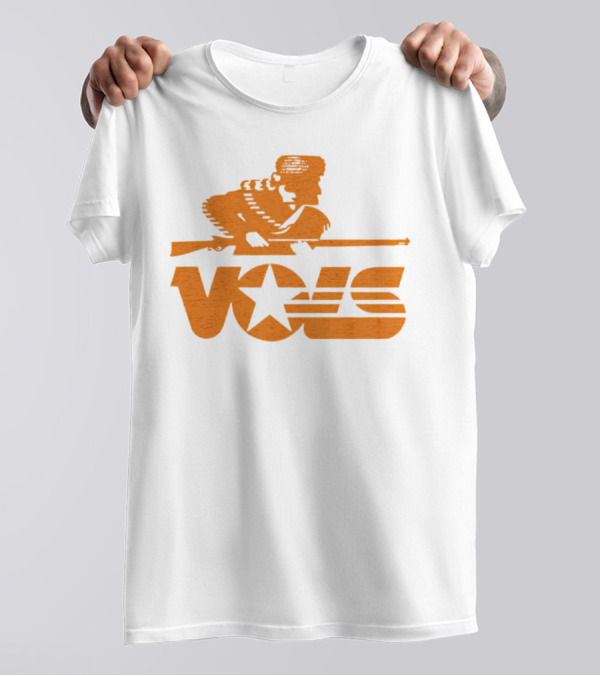 Tennessee Vols Vintage Rifle Star Retro T-Shirt