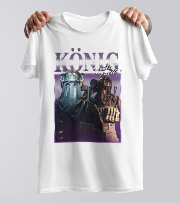 König Kortac Faction Masked Figures With Tactical Gear T-Shirt