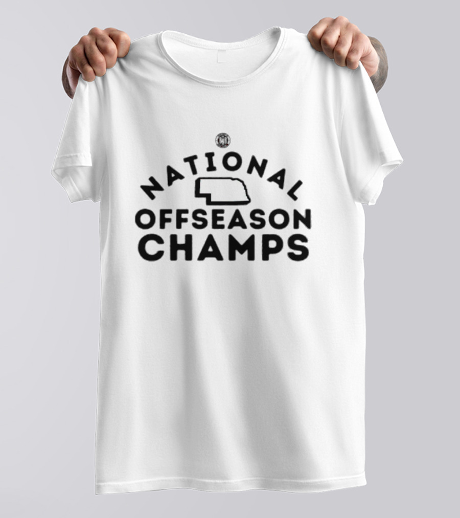 Bbbprinting Nebraska National Offseason Champs Shirt Map T-Shirt