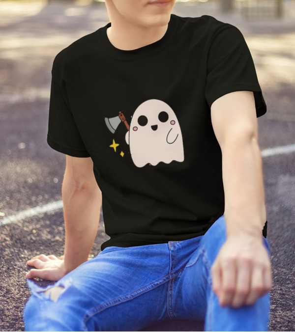 Your Face Pisses Me Off Ghost With Axe T-Shirt