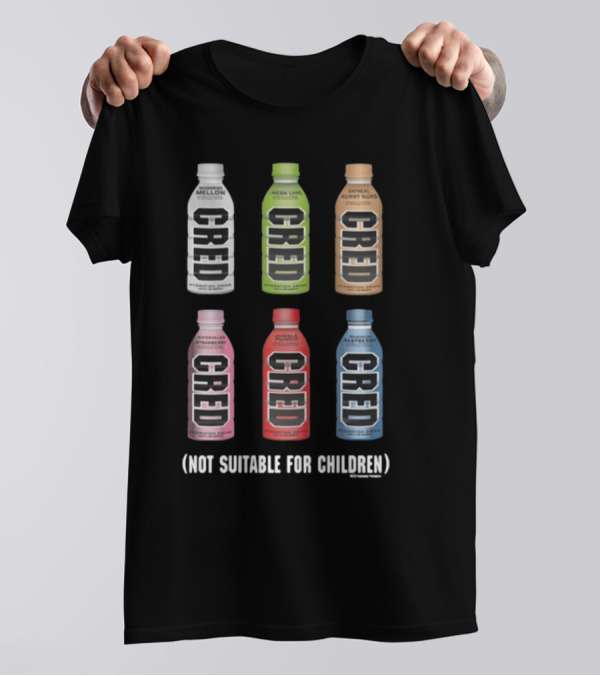 South Park Cred Bottles Mellow Mega Lime Oatmeal Gunk Nuts German Water Not Suitable For Children T-Shirt