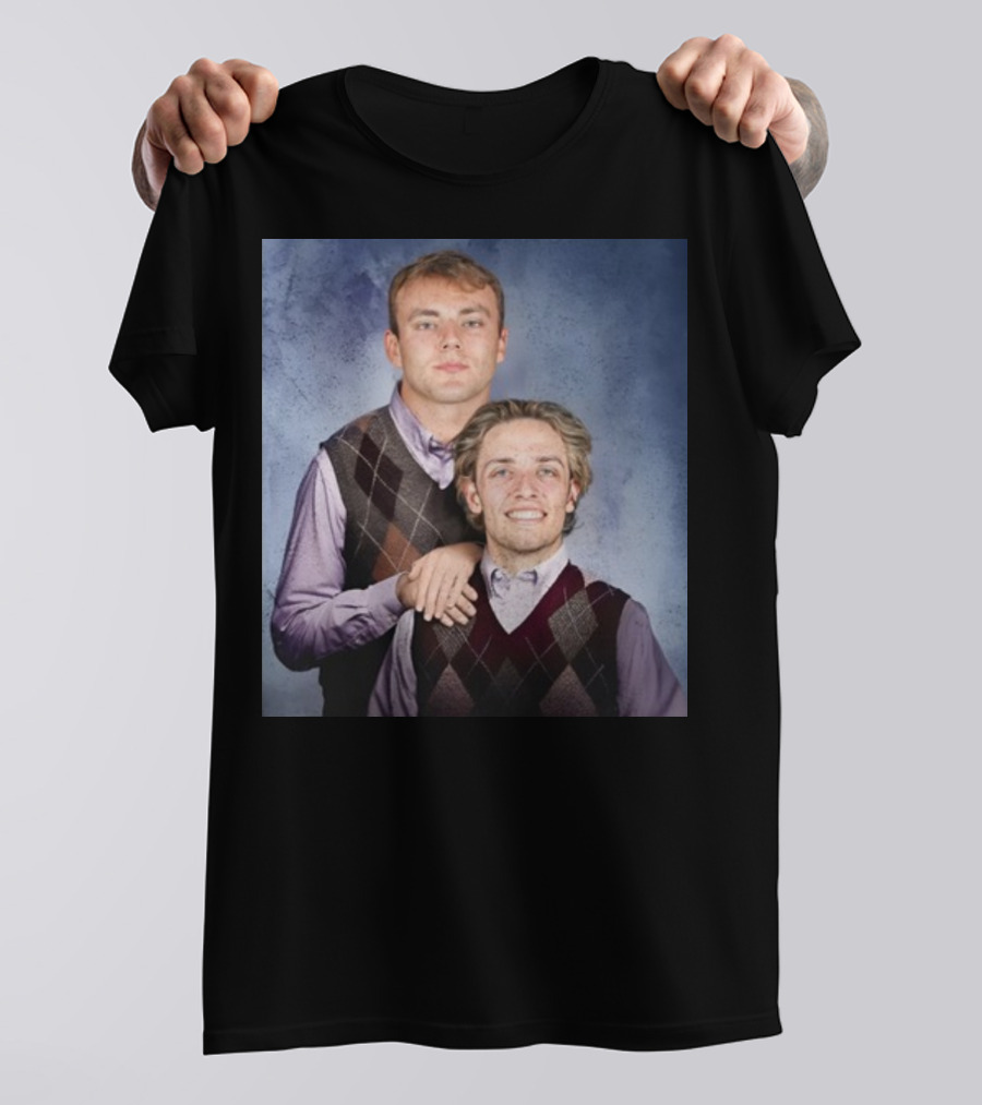 Carson Beck Brock Bowers Step Brothers Comedy Portrait T-Shirt