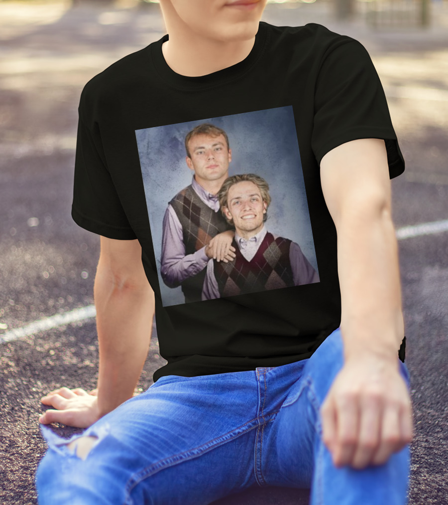 Carson Beck Brock Bowers Step Brothers Comedy Portrait T-Shirt