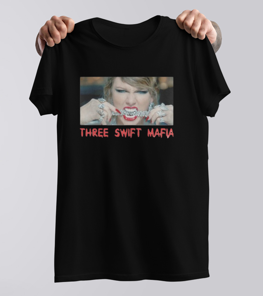 Dirtycottonmemphis Three Swift Mafia Bold Jewelry Image T-Shirt