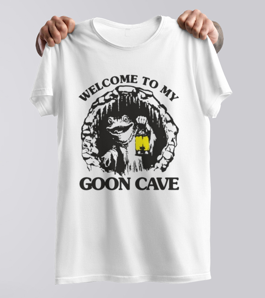 Welcome To My Goon Cave Frog Lantern T-Shirt