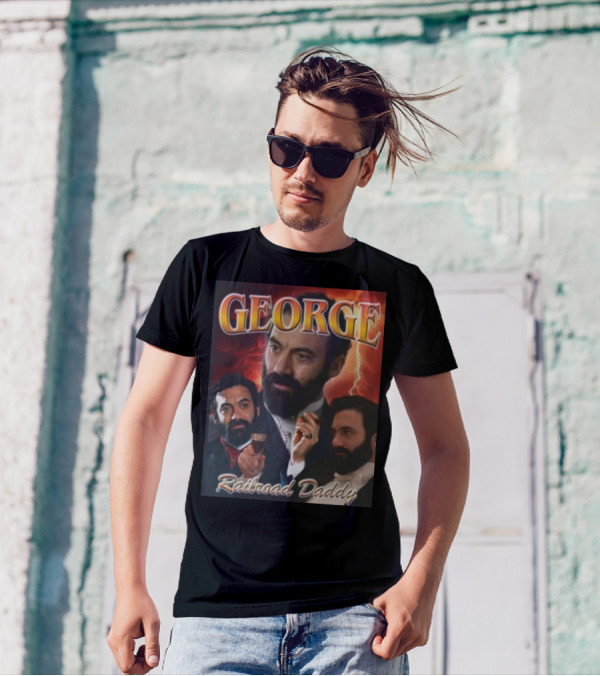 GEORGE Railroad Daddy Mummy Dearest Podcast T-Shirt