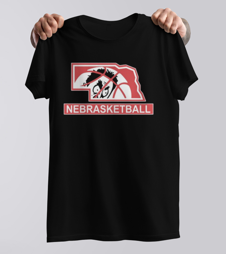 Nebraska Basketball Nebrasketball Lincoln State Mascot T-Shirt