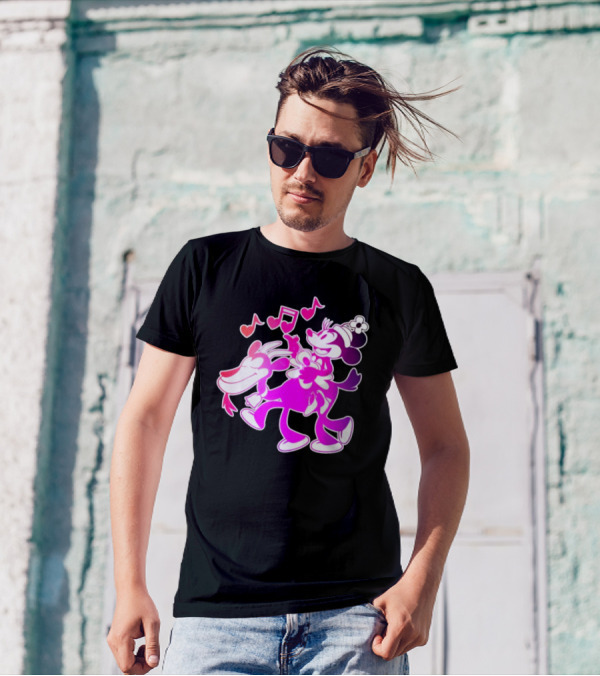Pixelkitties Steamboat Minerva Musical Adventure Retro Cartoon T-Shirt
