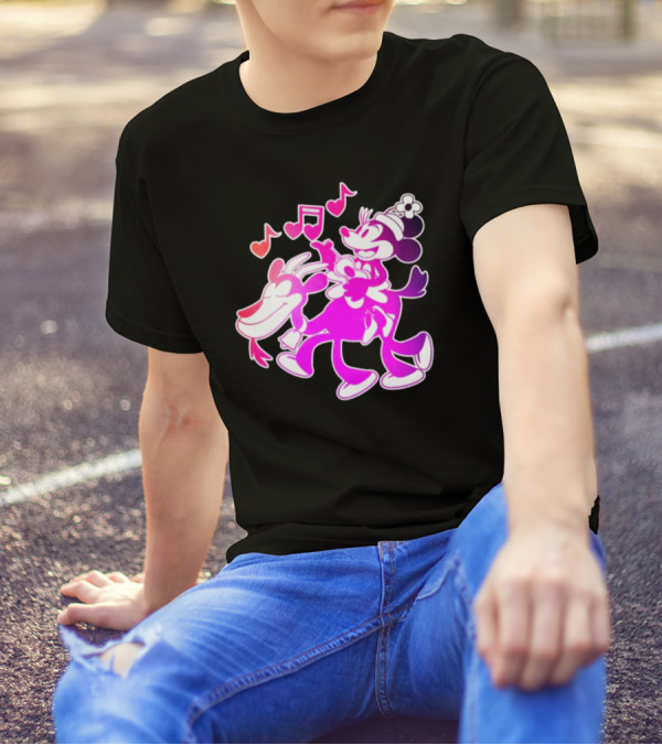 Pixelkitties Steamboat Minerva Musical Adventure Retro Cartoon T-Shirt
