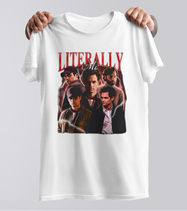 Notsafeforwear Joe Goldberg Literally Me Collage T-Shirt
