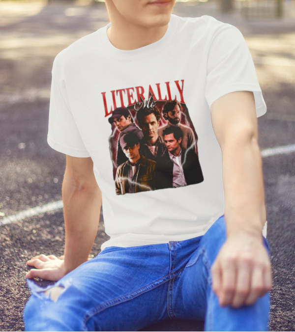 Notsafeforwear Joe Goldberg Literally Me Collage T-Shirt
