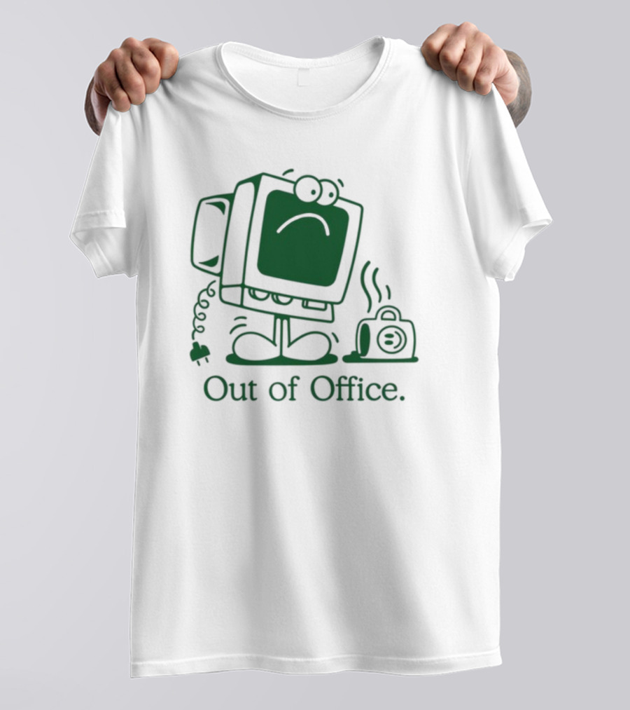 José Pablo Classic Computer Sad Face Out Of Office T-Shirt