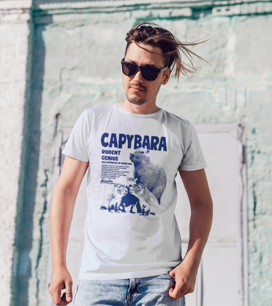 CAPYBARA Rodent Genius Aka Cappincho Or Water Hog T-Shirt