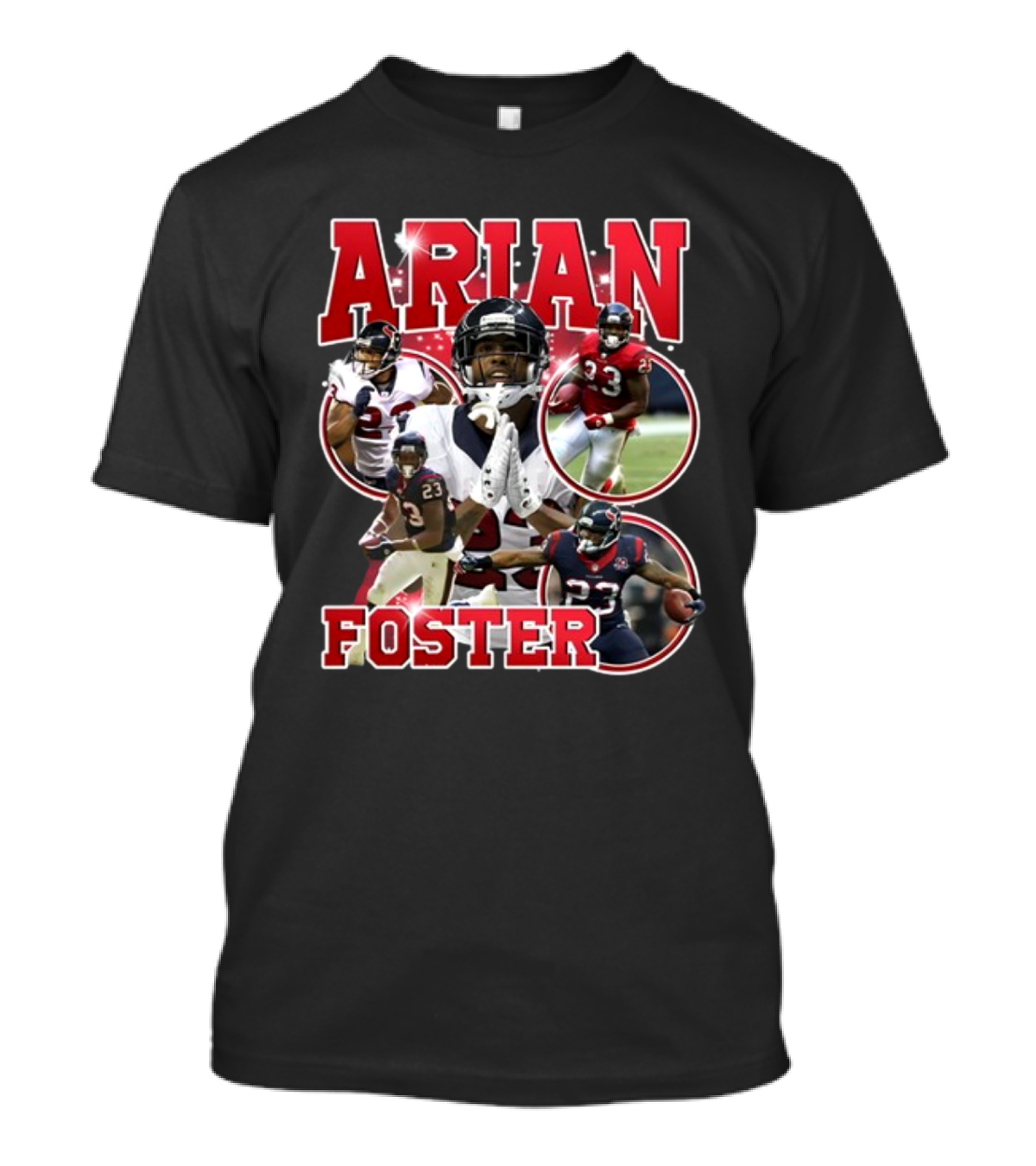 Vintagehouston Arian Foster Football Highlights Sports Star T-Shirt