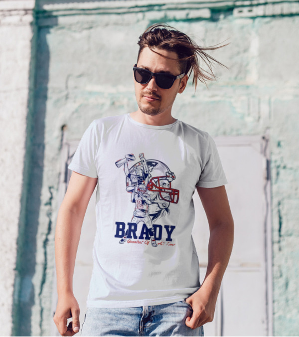 BRADY Greatest Of All Time Patriots T-Shirt