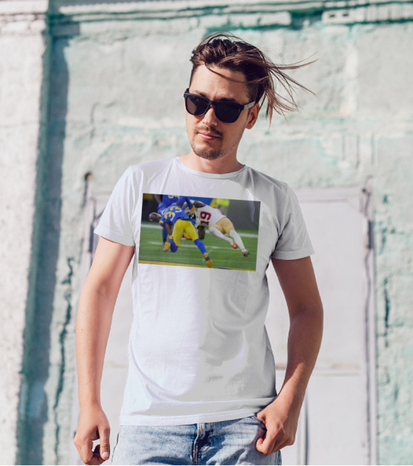 Nick Scott Tackling Deebo Samuel NFL Matchup T-Shirt