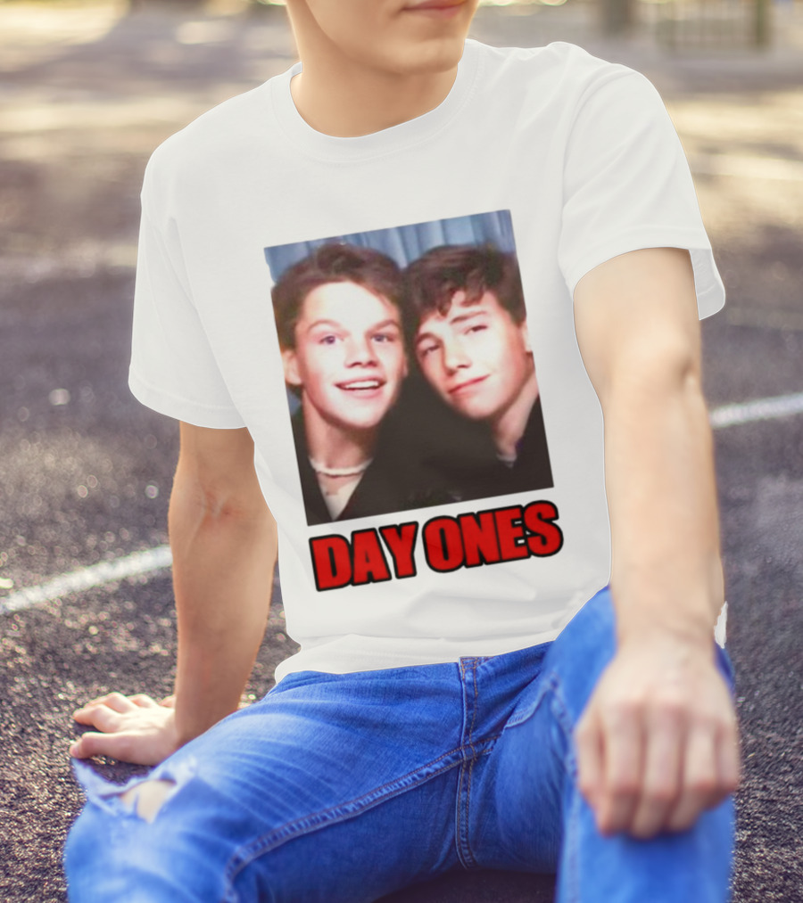 Matt Damon Ben Affleck Day Ones Friends Forever T-Shirt