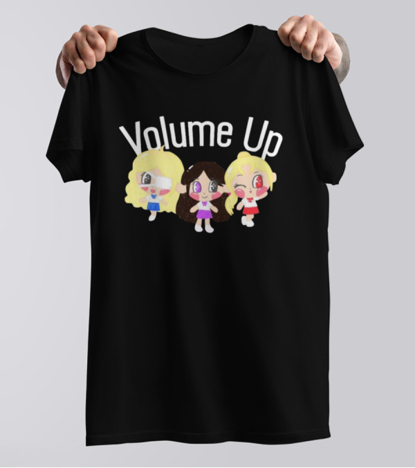 Volume Up Cute Cartoon Trio T-Shirt