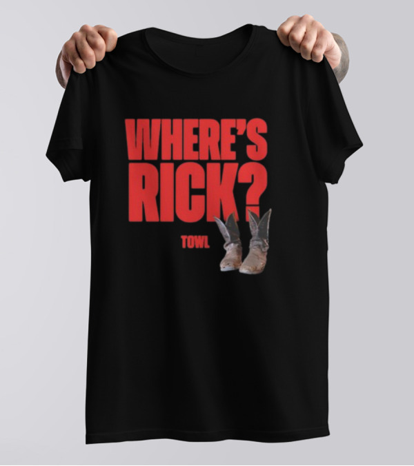 The Walking Dead Where's Rick Boots Towl T-Shirt