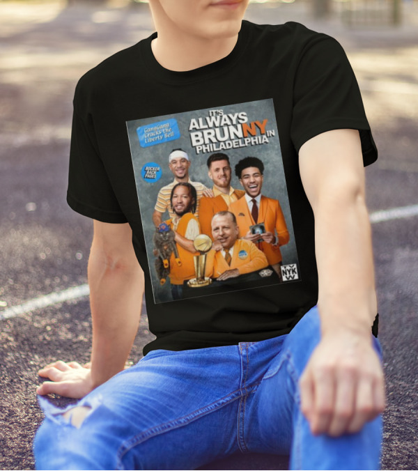 GangGang Cracks The Liberty Bell It's Always Brunny In Philadelphia NYK VB Bocker Back Pages T-Shirt
