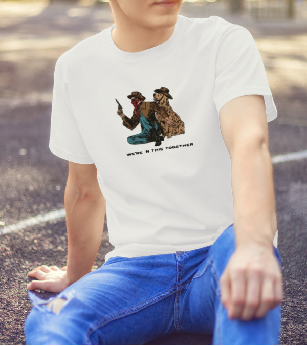 Midnightbandit We're In This Together Cowboy And Dog Duo T-Shirt