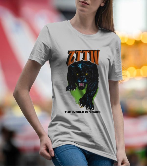 ZTTW The World Is Yours Black Panther T-Shirt