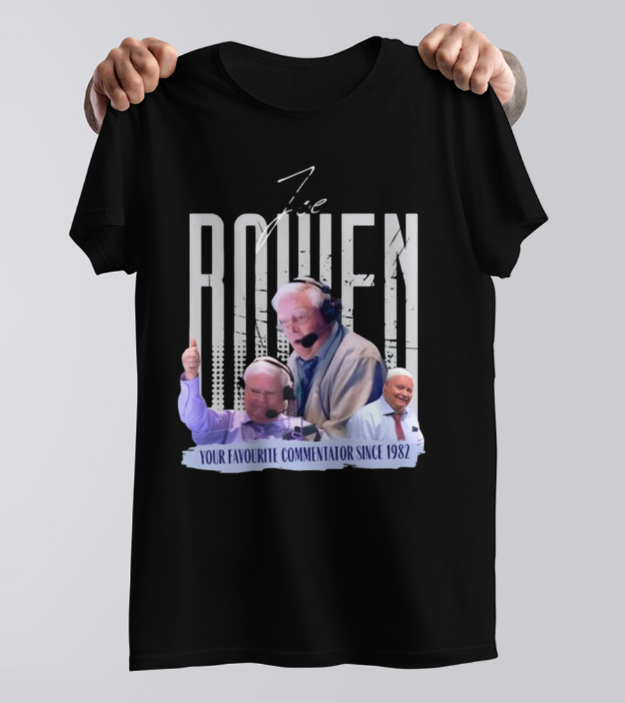 Joe Bowen Your Favourite Commentator Since 1982 Bowenjellythreads T-Shirt