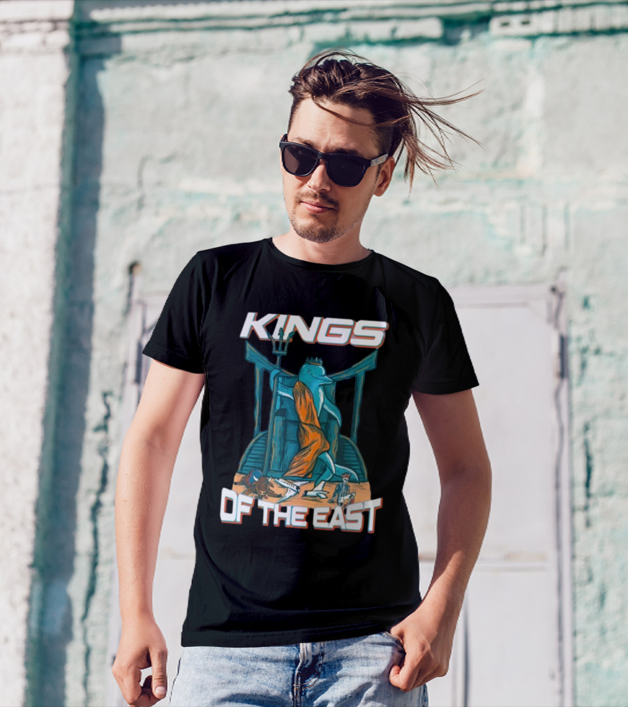 Nickysmokess Miami Dolphins Kings Of The East T-Shirt
