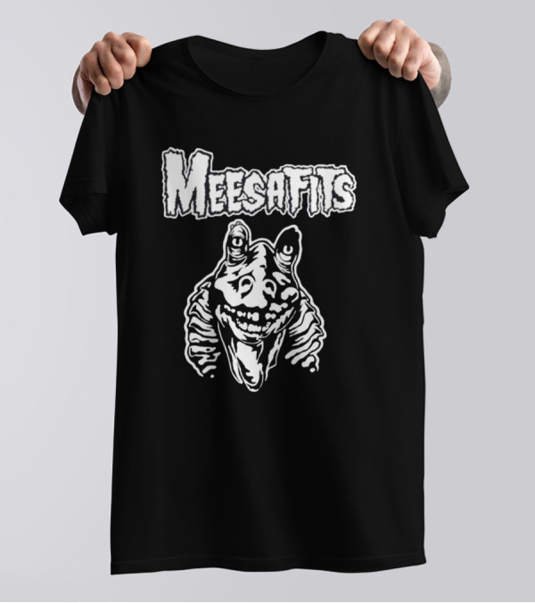 Punkwithacamera Meesafits Misfits Parody Jar Jar Binks T-Shirt