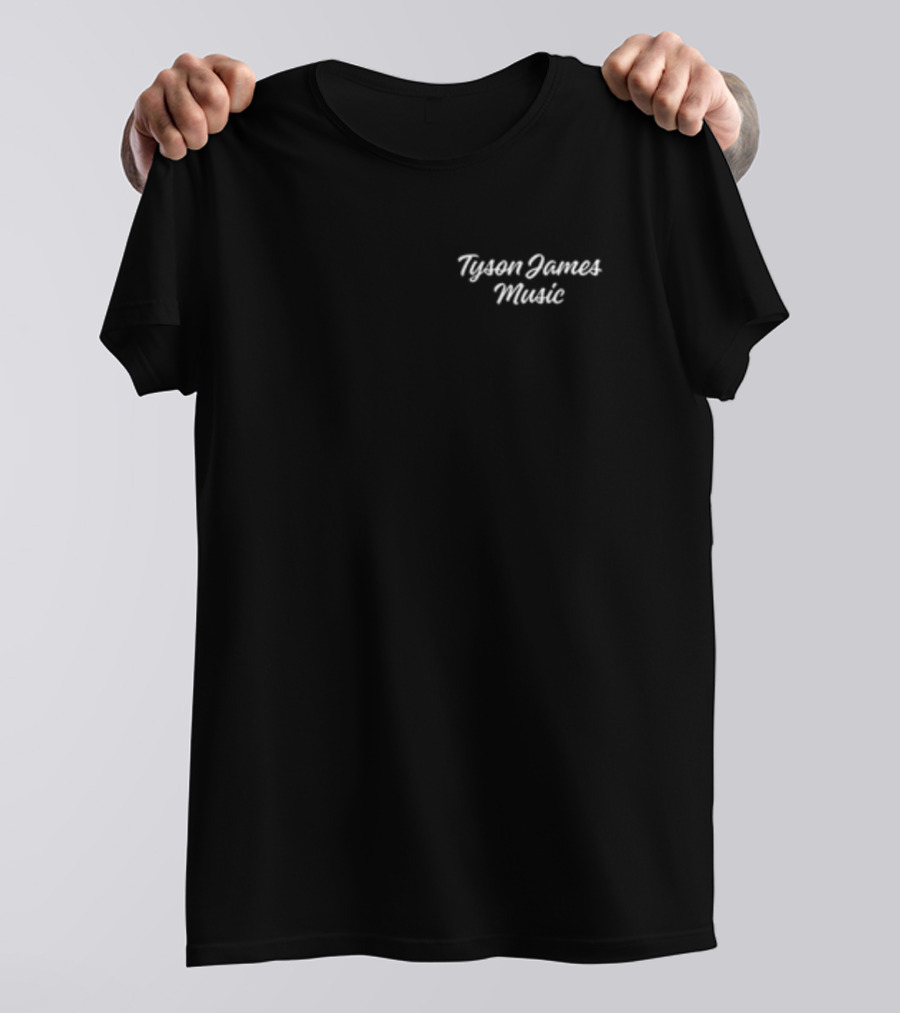 Tyson James Music God's Got My Back White Script T-Shirt