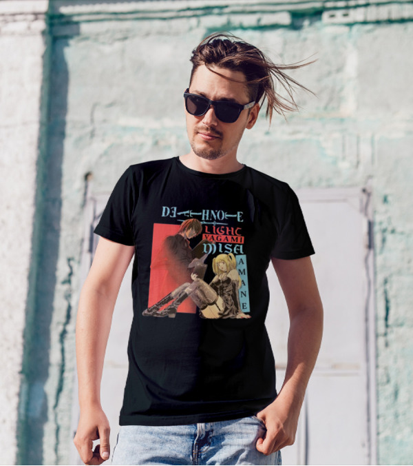 Death Note Light Yagami Misa Amane T-Shirt