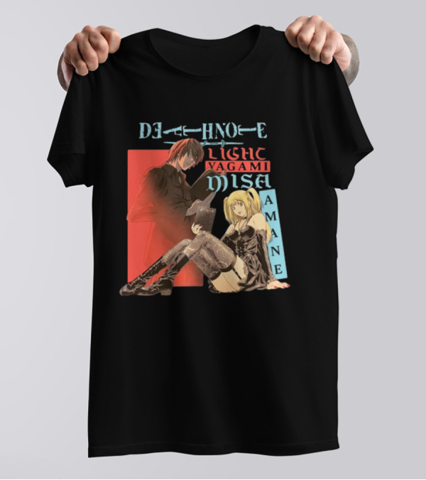 Death Note Light Yagami Misa Amane T-Shirt